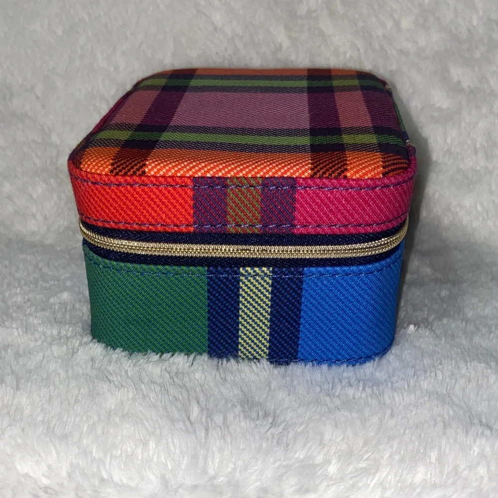 Kate Spade"Grand Plaid Duo" Jewelry Organizer - Picture 4 of 13